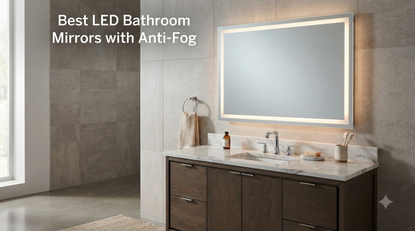Best LED Bathroom Mirrors with Anti-Fog