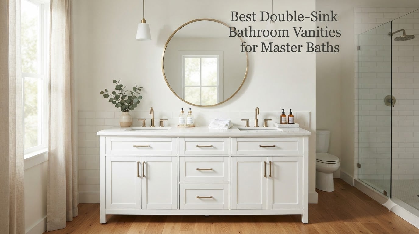 Best Double-Sink Bathroom Vanities for Master Baths