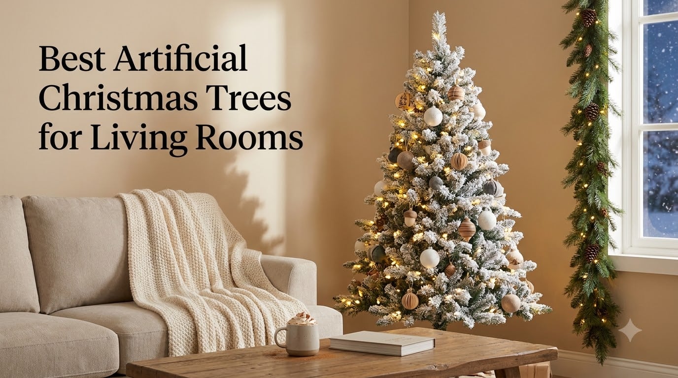 Best Artificial Christmas Trees for Living Rooms