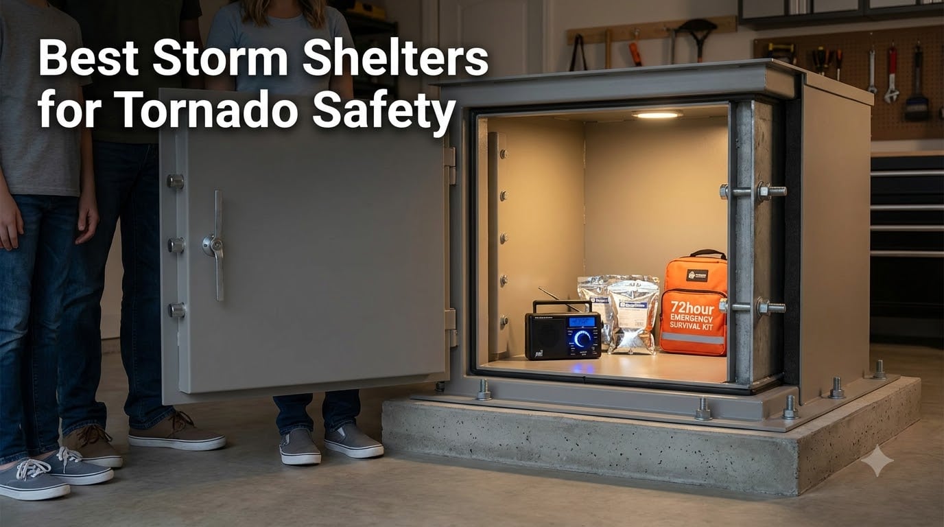 Best Storm Shelters for Tornado Safety