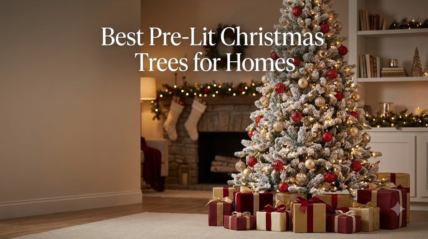 Best Pre-Lit Christmas Trees for Homes
