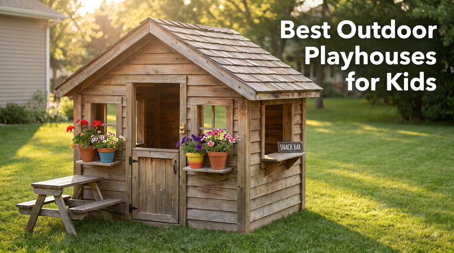 Best Outdoor Playhouses for Kids