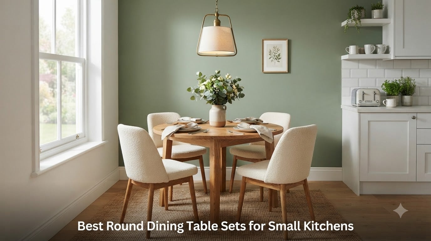 Best Round Dining Table Sets for Small Kitchens