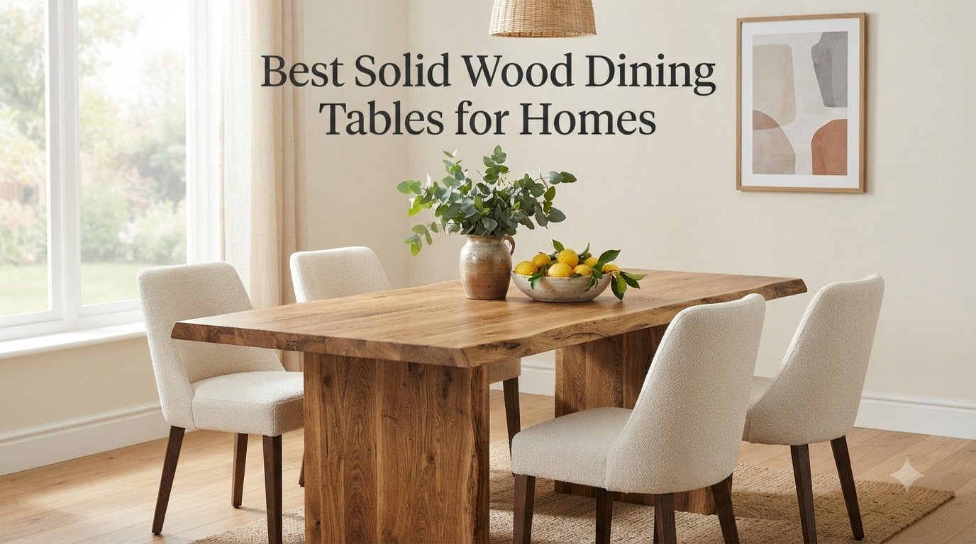 Best Solid Wood Dining Tables for Homes