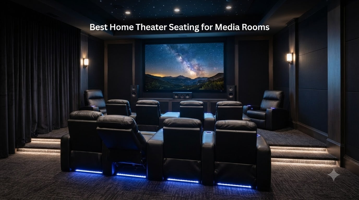 Best Home Theater Seating for Media Rooms