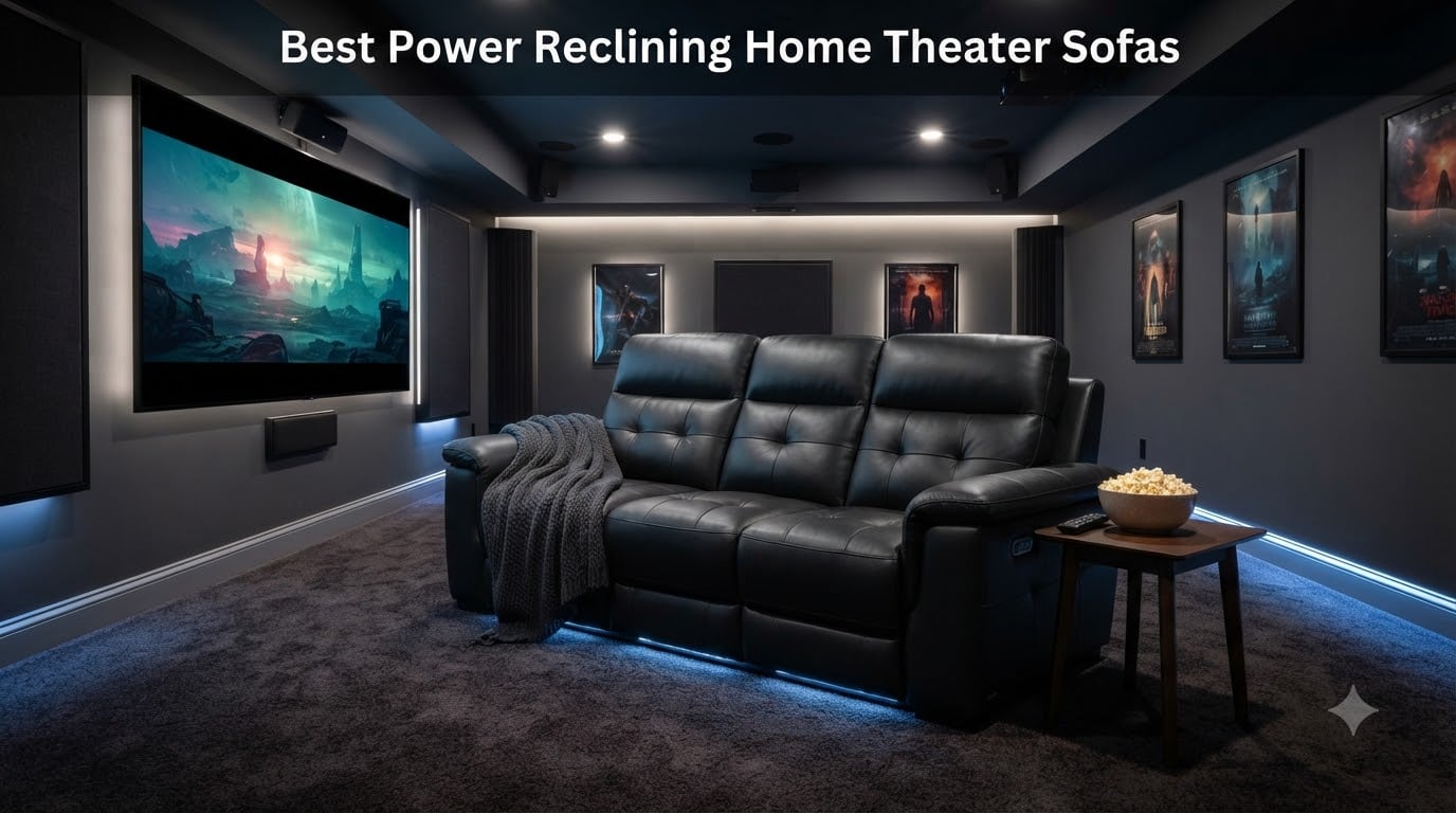 Best Power Reclining Home Theater Sofas