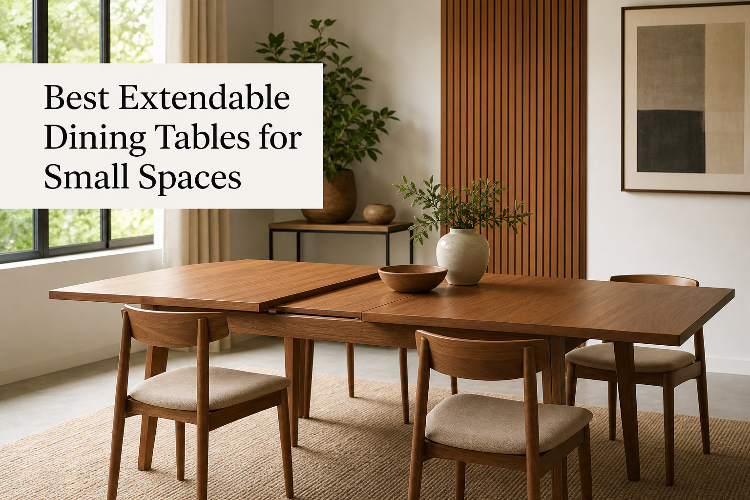 Best Extendable Dining Tables for Small Spaces