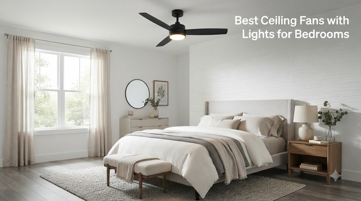 Best Ceiling Fans with Lights for Bedrooms