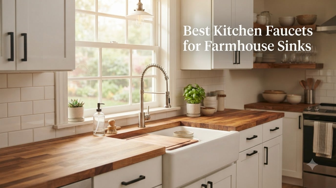 Best Kitchen Faucets for Farmhouse Sinks