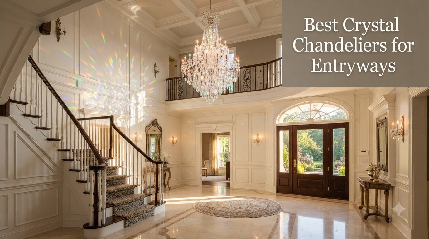 Best Crystal Chandeliers for Entryways