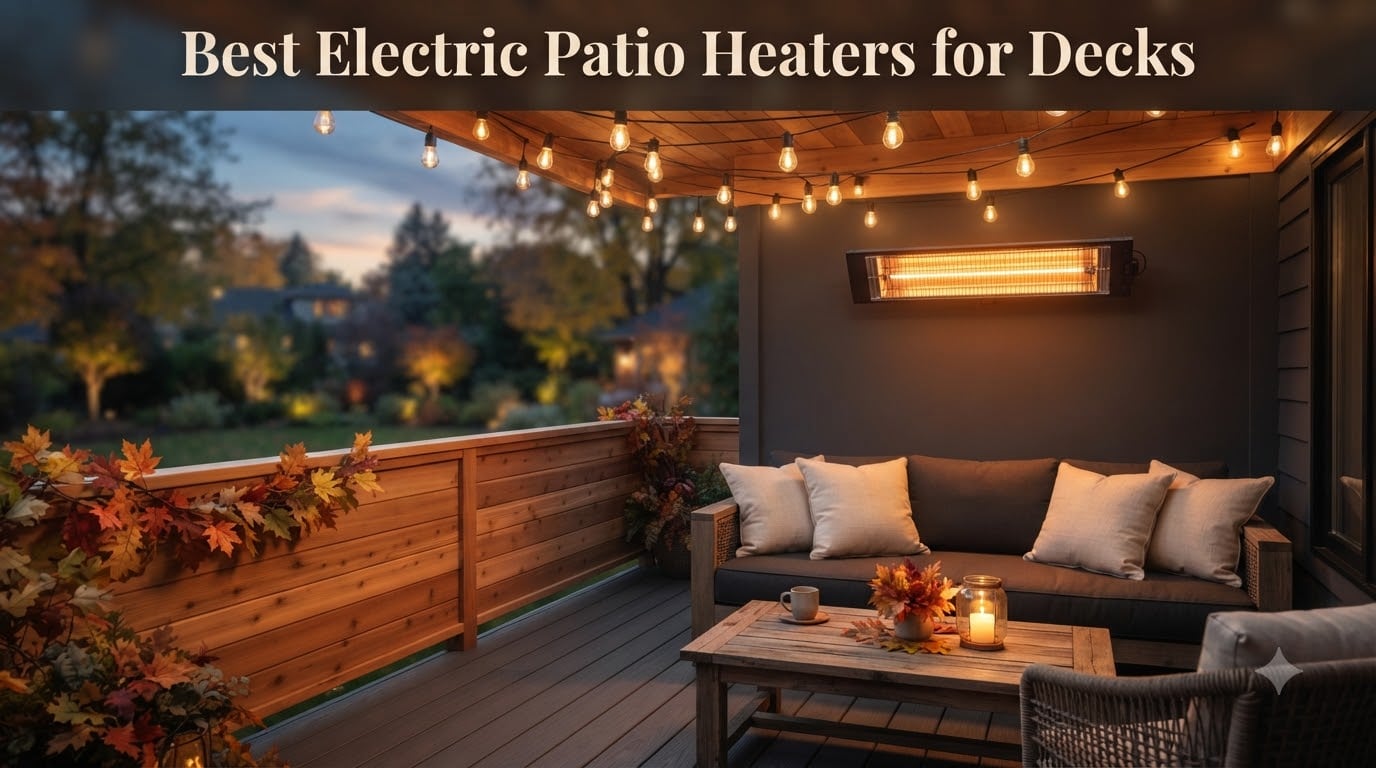 Best Electric Patio Heaters for Decks