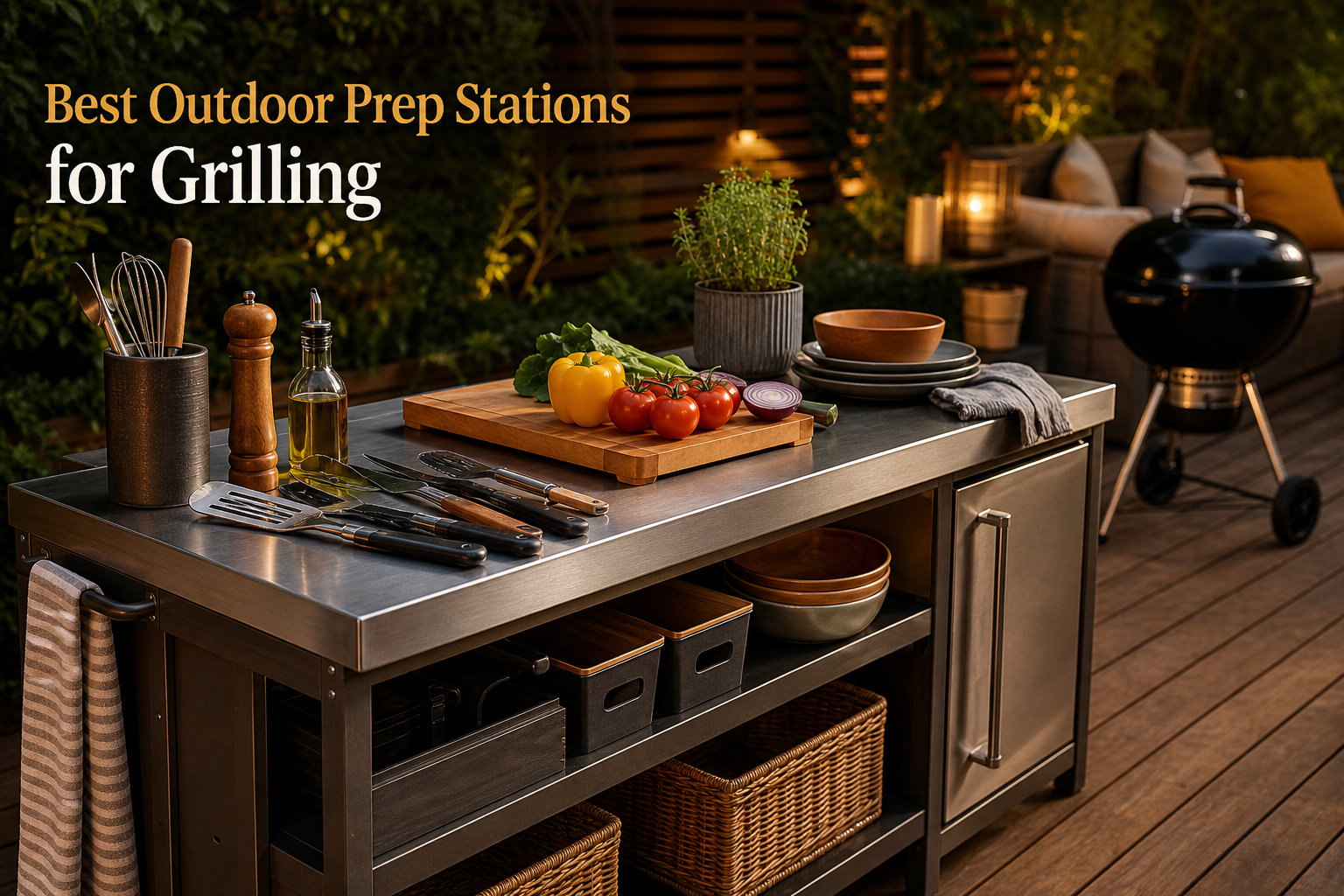 Best Outdoor Prep Stations for Grilling