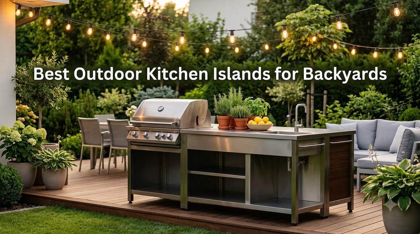 Best Outdoor Kitchen Islands for Backyards