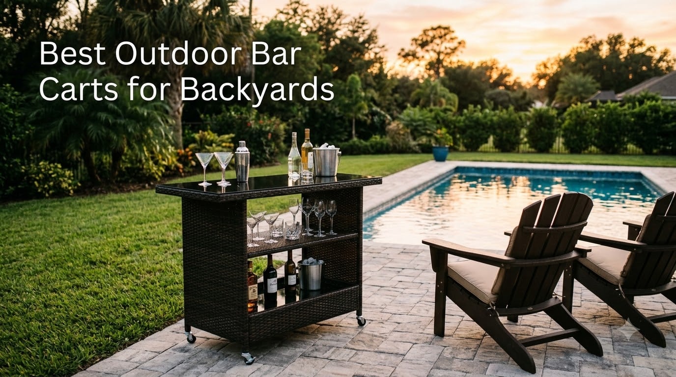Best Outdoor Bar Carts for Backyards