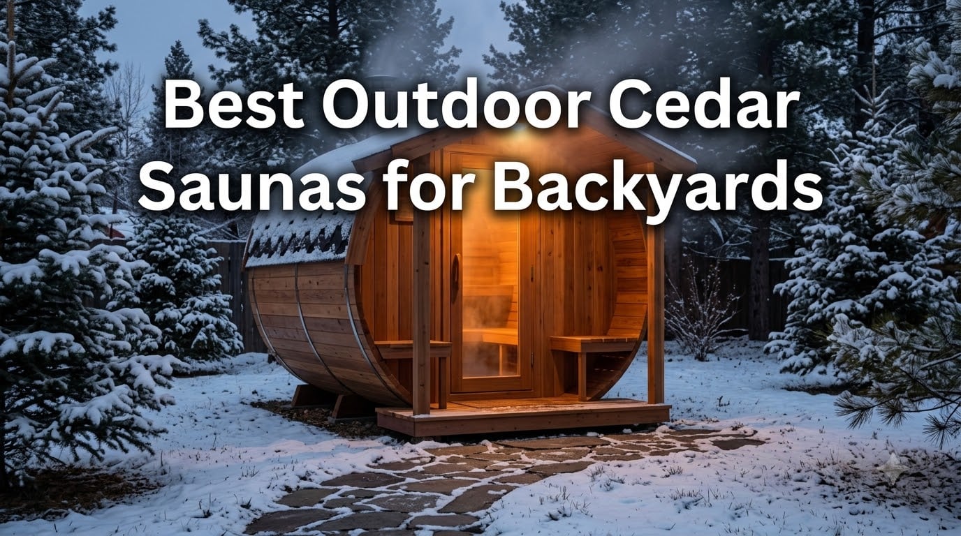 Best Outdoor Cedar Saunas for Backyards