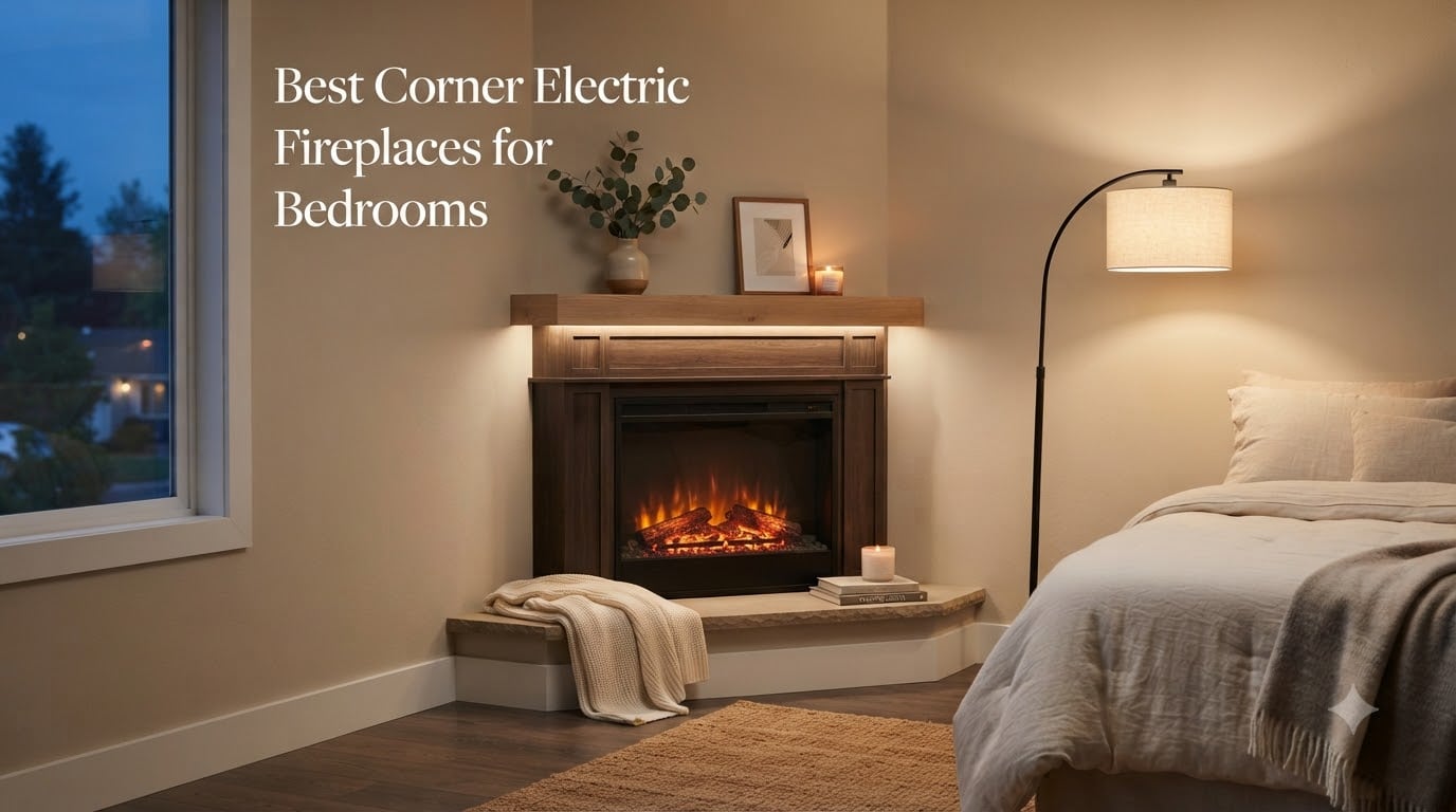 Best Corner Electric Fireplaces for Bedrooms
