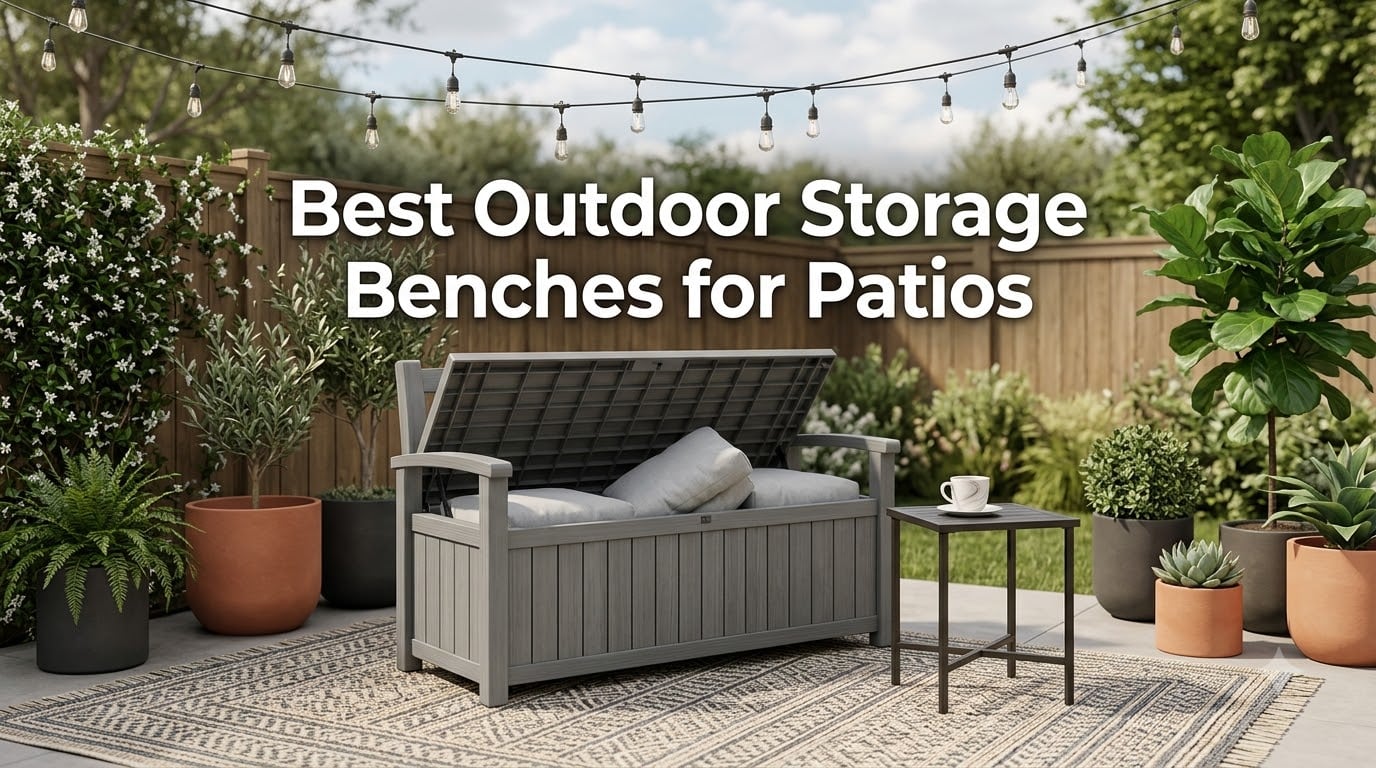 Best Outdoor Storage Benches for Patios