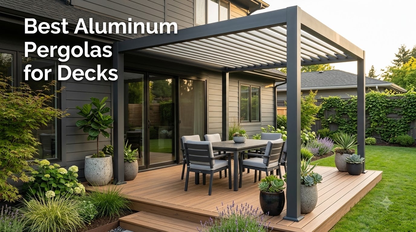 Best Aluminum Pergolas for Decks