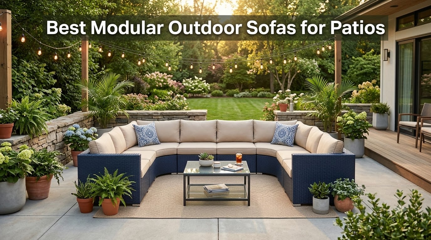 Best Modular Outdoor Sofas for Patios