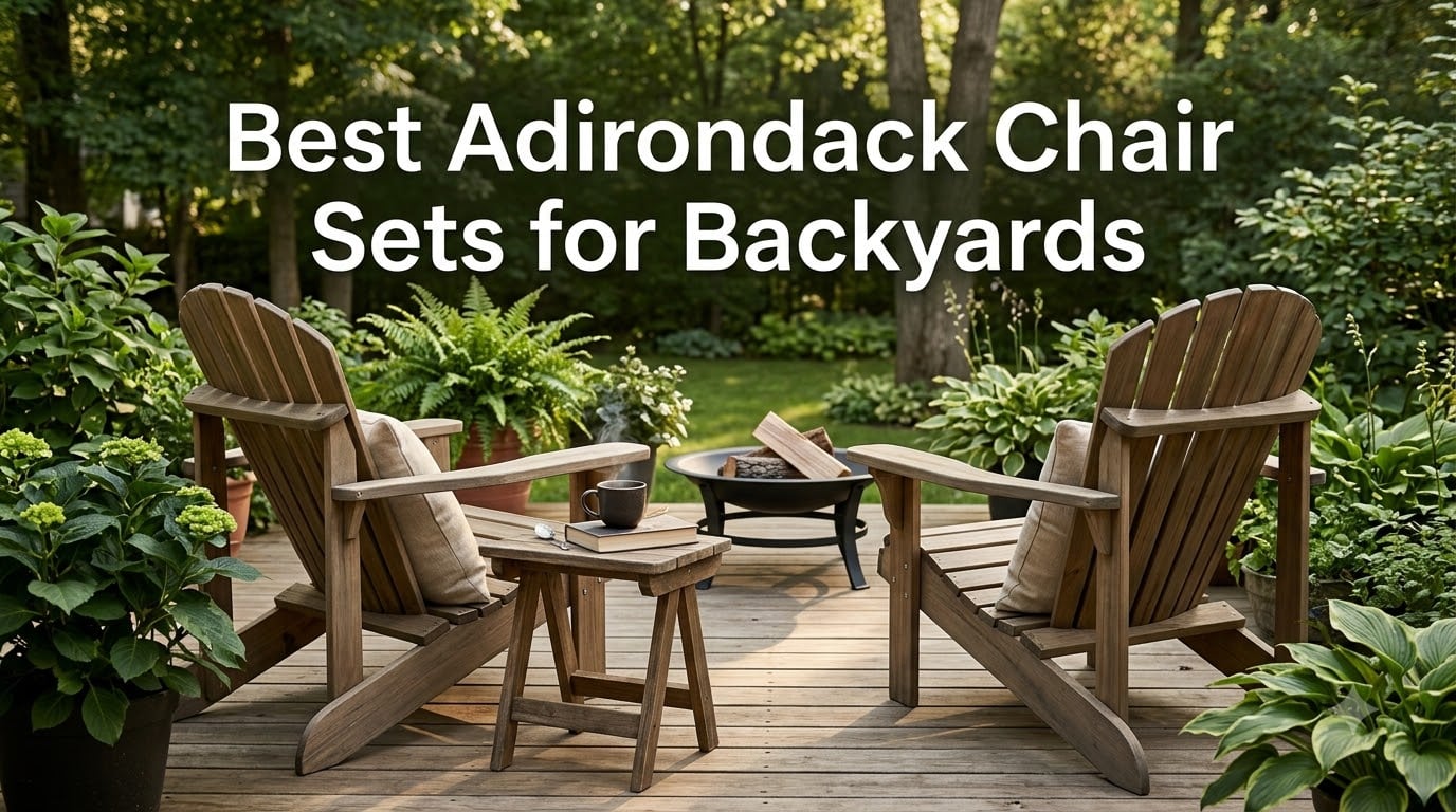 Best Adirondack Chair Sets for Backyards