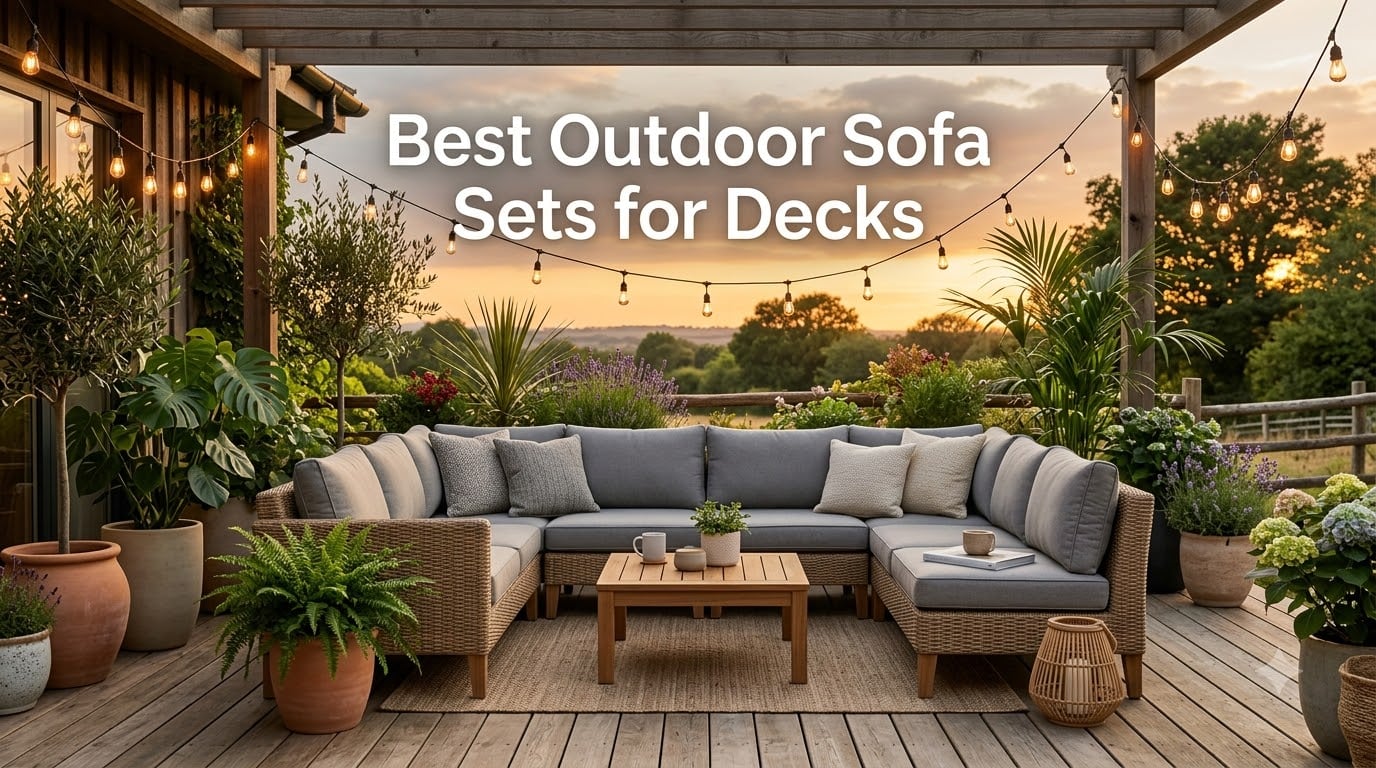 Best Outdoor Sofa Sets for Decks