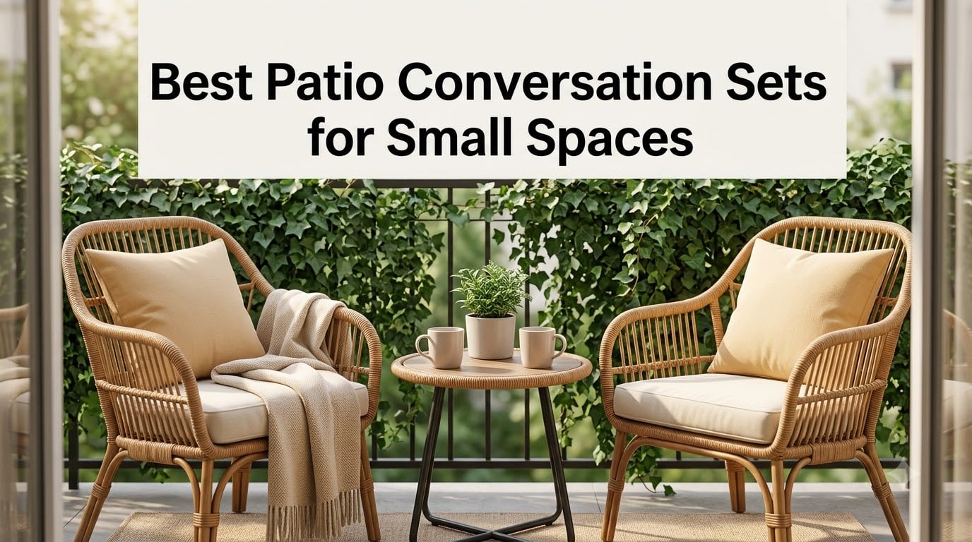 Best Patio Conversation Sets for Small Spaces