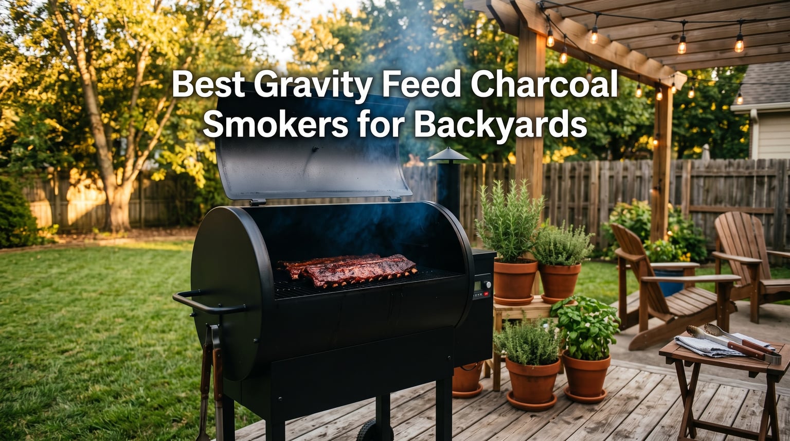 Best Gravity Feed Charcoal Smokers for Backyards