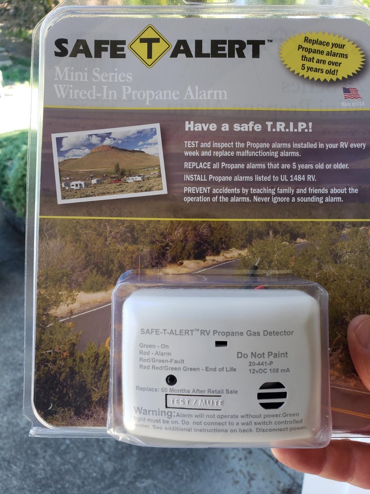 Safe T Alert 20 Series Mini LP Gas Alarm - Propane Alarm - Surface Mount, White - 20-441-P-WT customer photo 2