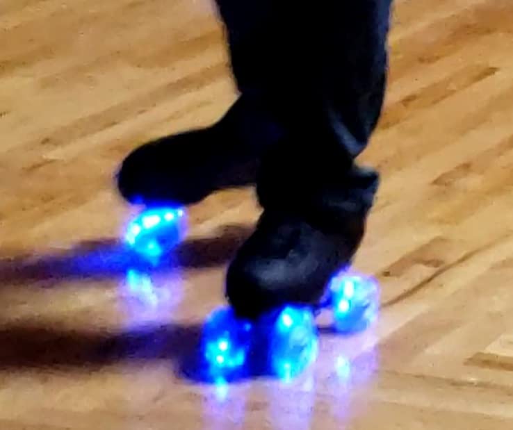 Chicago Skates Bullet Speed Roller Skates - Adjustable Quad Roller Skates Women Men, Durable Skates, Top Performance with Front Stopper, 62mm Urethane Wheels, Low-Cut Ankle Boot, Indoor Outdoor Toys customer photo 1