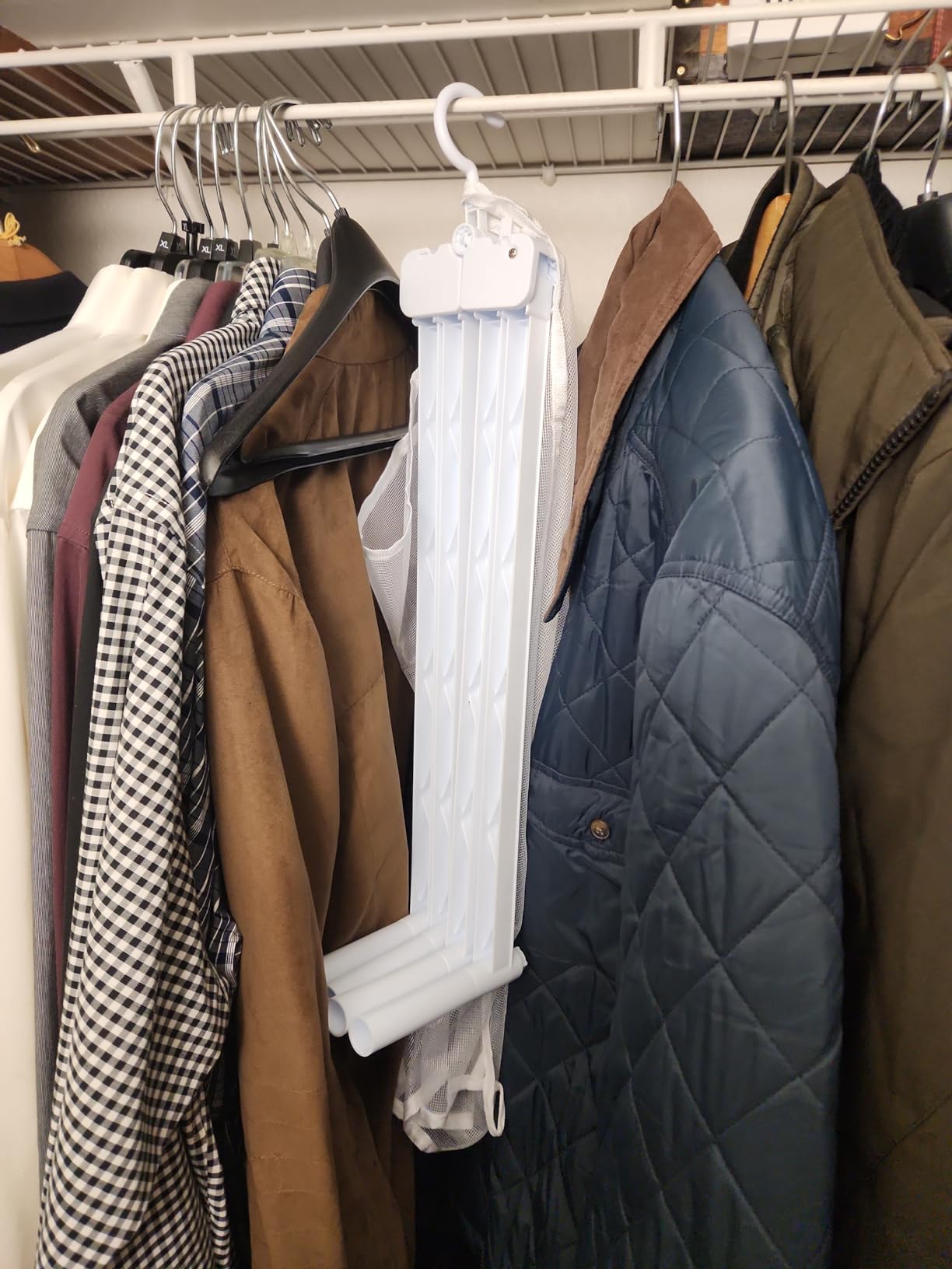 Whitmor Stackable Sweater Drying Rack White customer photo 2