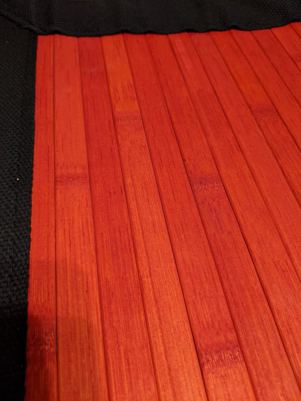 Red Lantern Bamboo Rug - Bamboo Tree - 4' x 6' customer photo 2