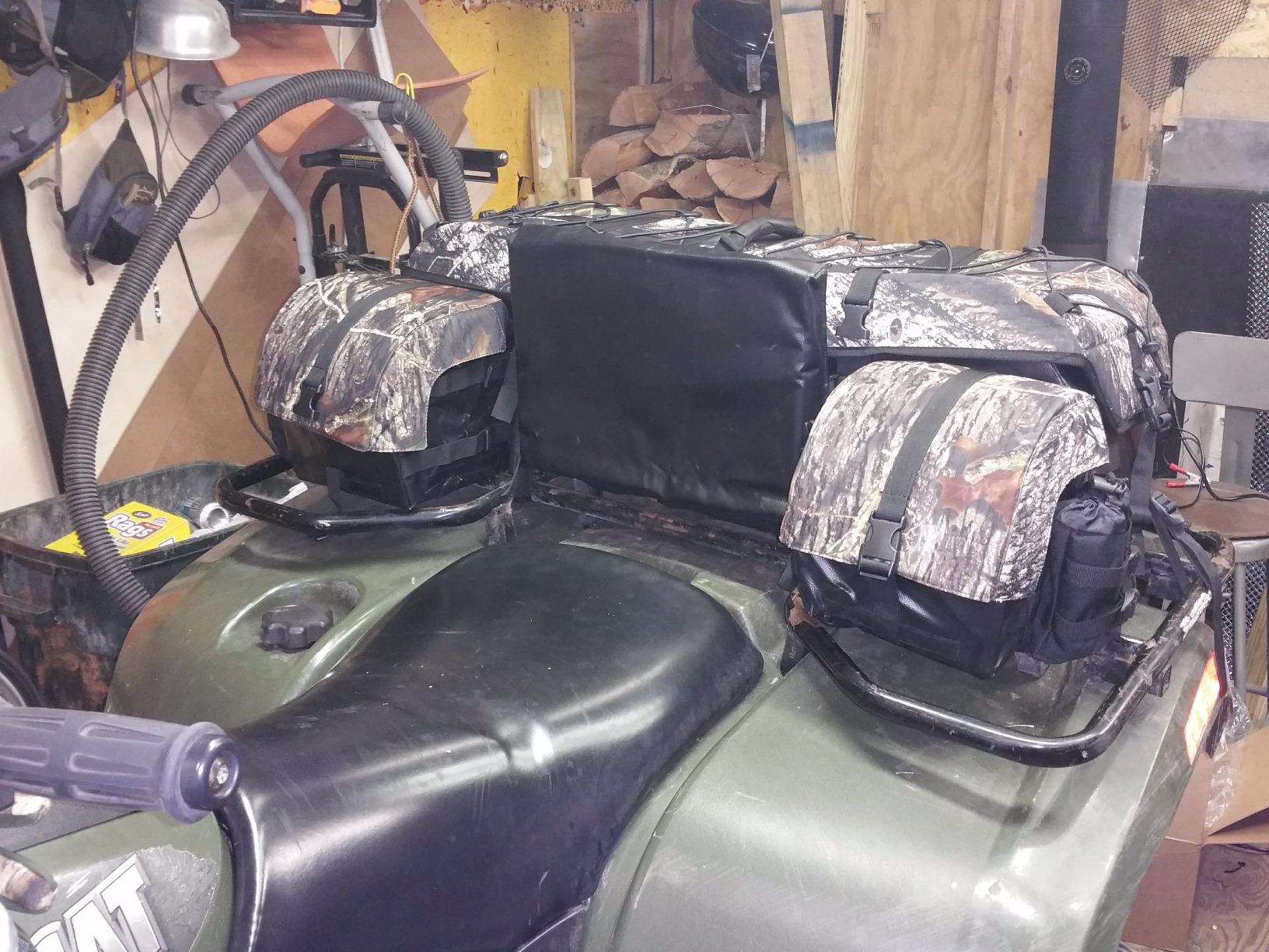 ATV TEK Arch Series Oversized Rear Rack Utility Pack, Padded ATV Cargo Bag in Kings Mountain Shadow Camo, Spacious Multi-Compartment ATV Storage Bag with Seamless Seal for Gear and Trail Essentials customer photo 1