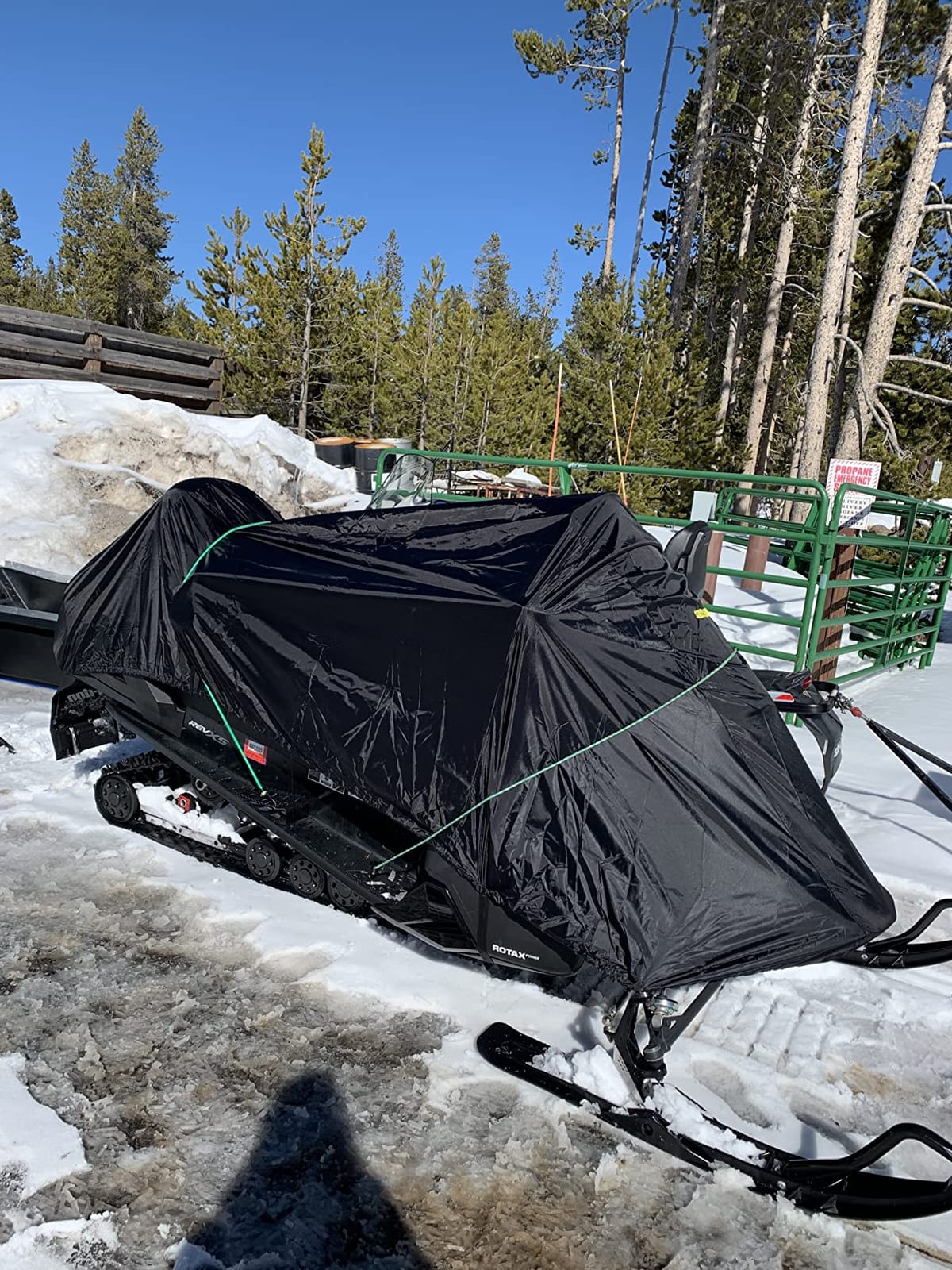 Budge Sportsman Waterproof Snowmobile Cover, Heavy Duty, Fits Up to 130