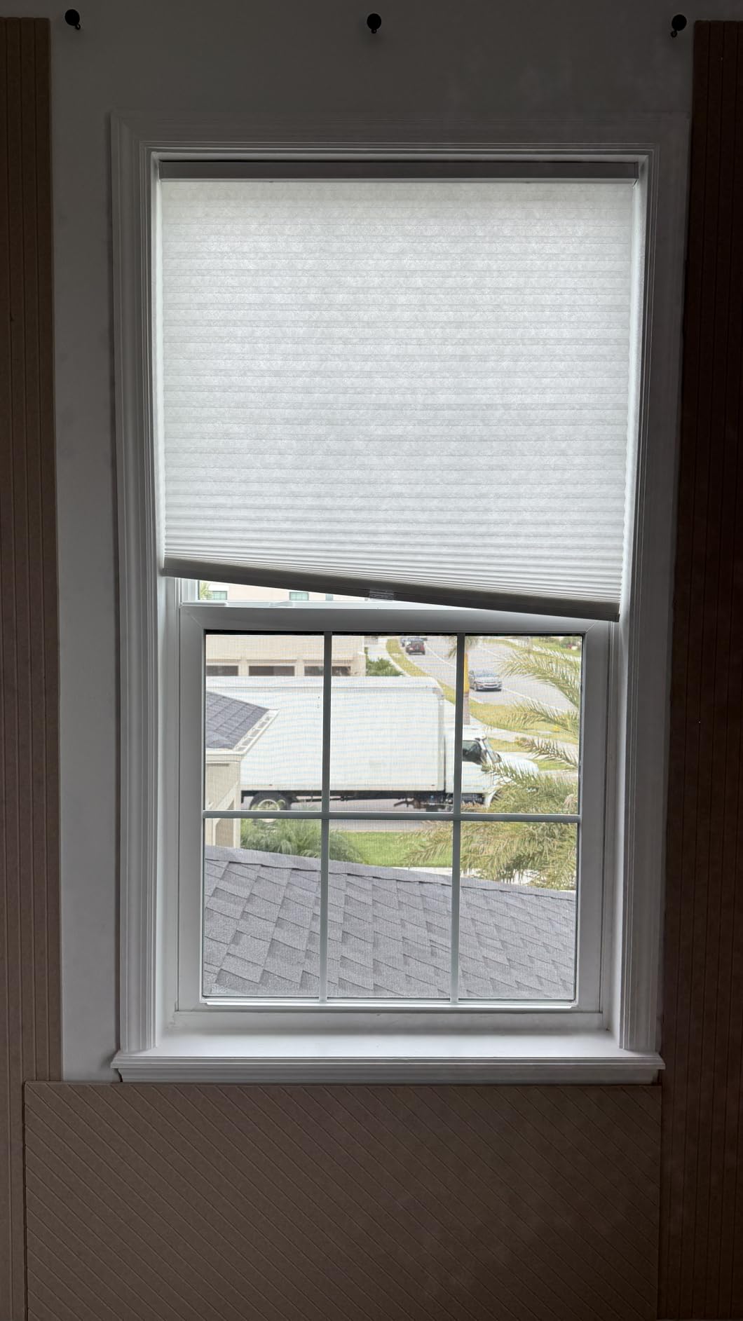 Arlo Blinds Single Cell Light Filtering Cordless Cellular Shades, Color: Pure White, Size: 24