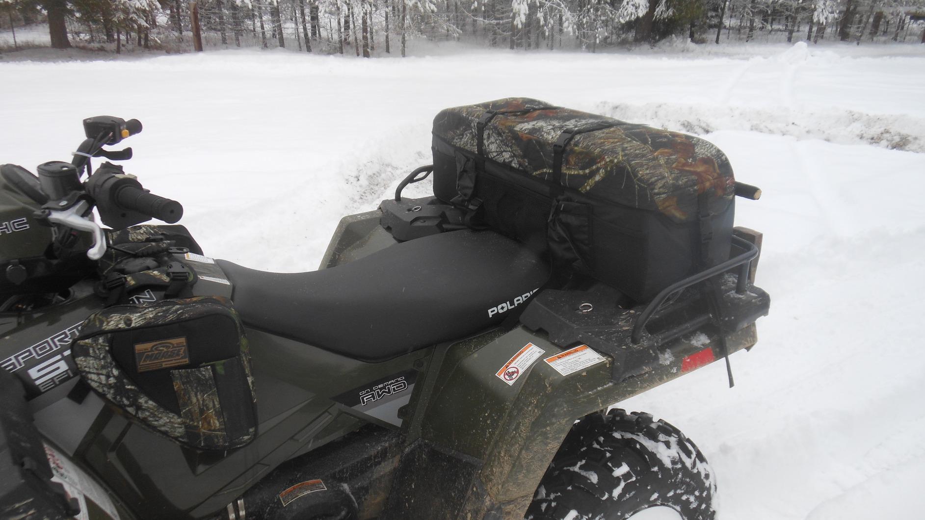 ATV Tek Arch Series Hunting and Fishing Expedition ATV/UTV Rear Rack Cargo Bag, Kings Mountain Shadow Camo, Waterproof ATV Bag with Spacious Compartments, Steel Frame Support customer photo 1