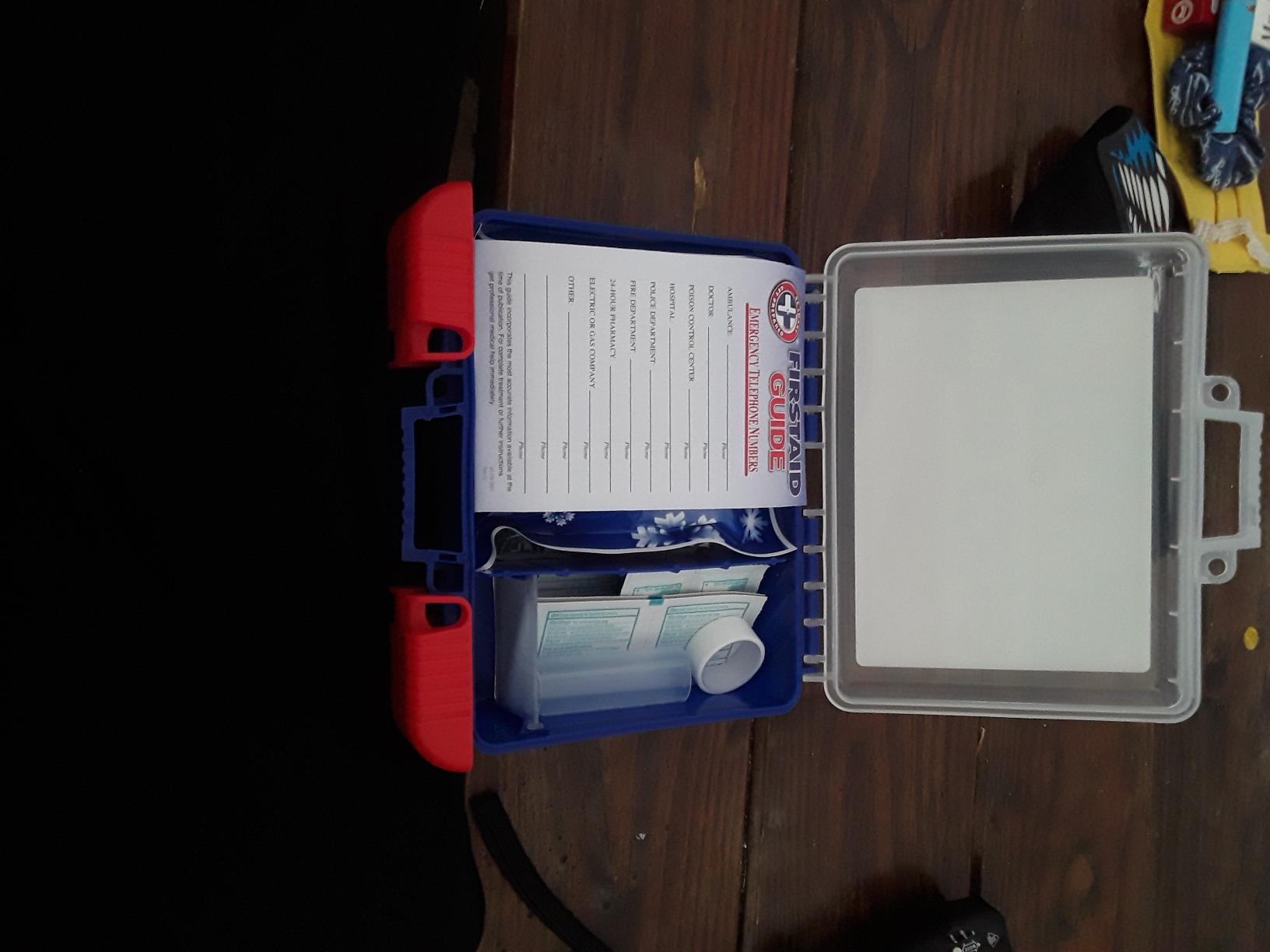 Be Smart Get Prepared 180 Pc First Aid Kit Home, Car, Office, Outdoor, FSA customer photo 1
