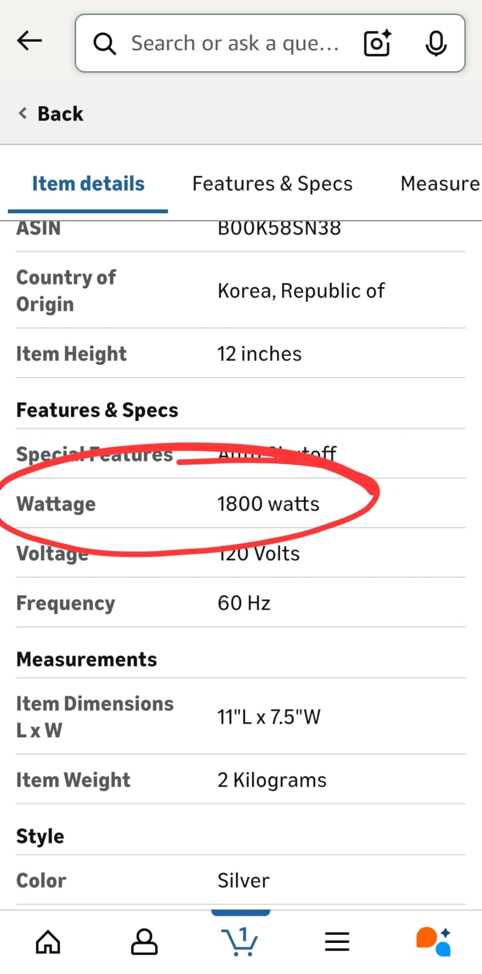 Gravity- Feed Steam Iron ~ Silver star ES-300 customer photo 2