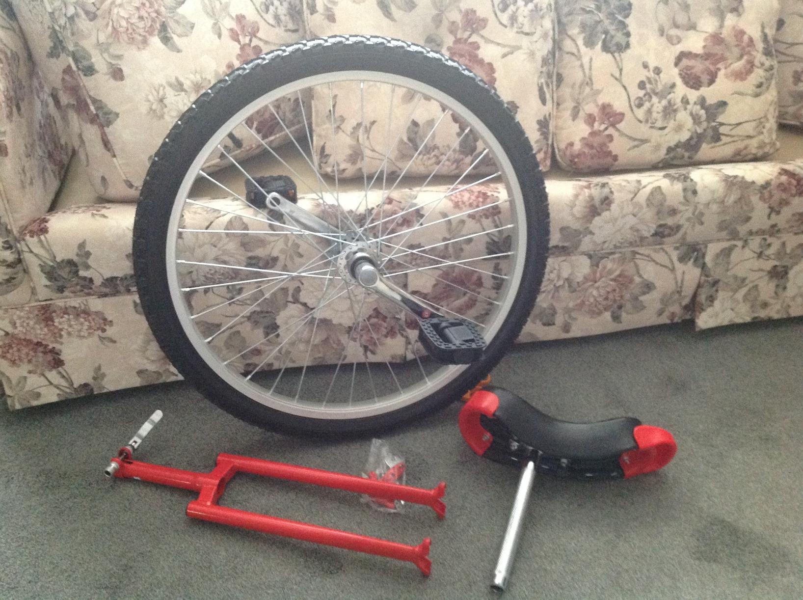 AW 16/18/20/24 Inch Wheel Outdoor Unicycle Adjustable Seat Exercise Bicycle customer photo 2