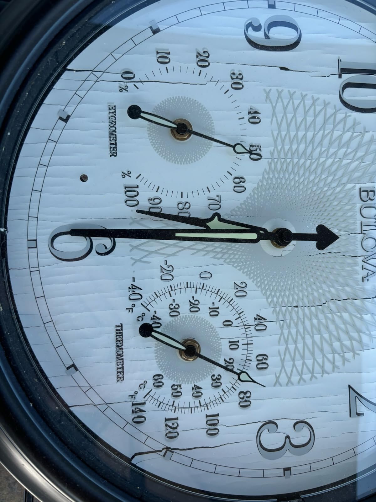 Bulova Weather Master Wall Clock C4813 | 18