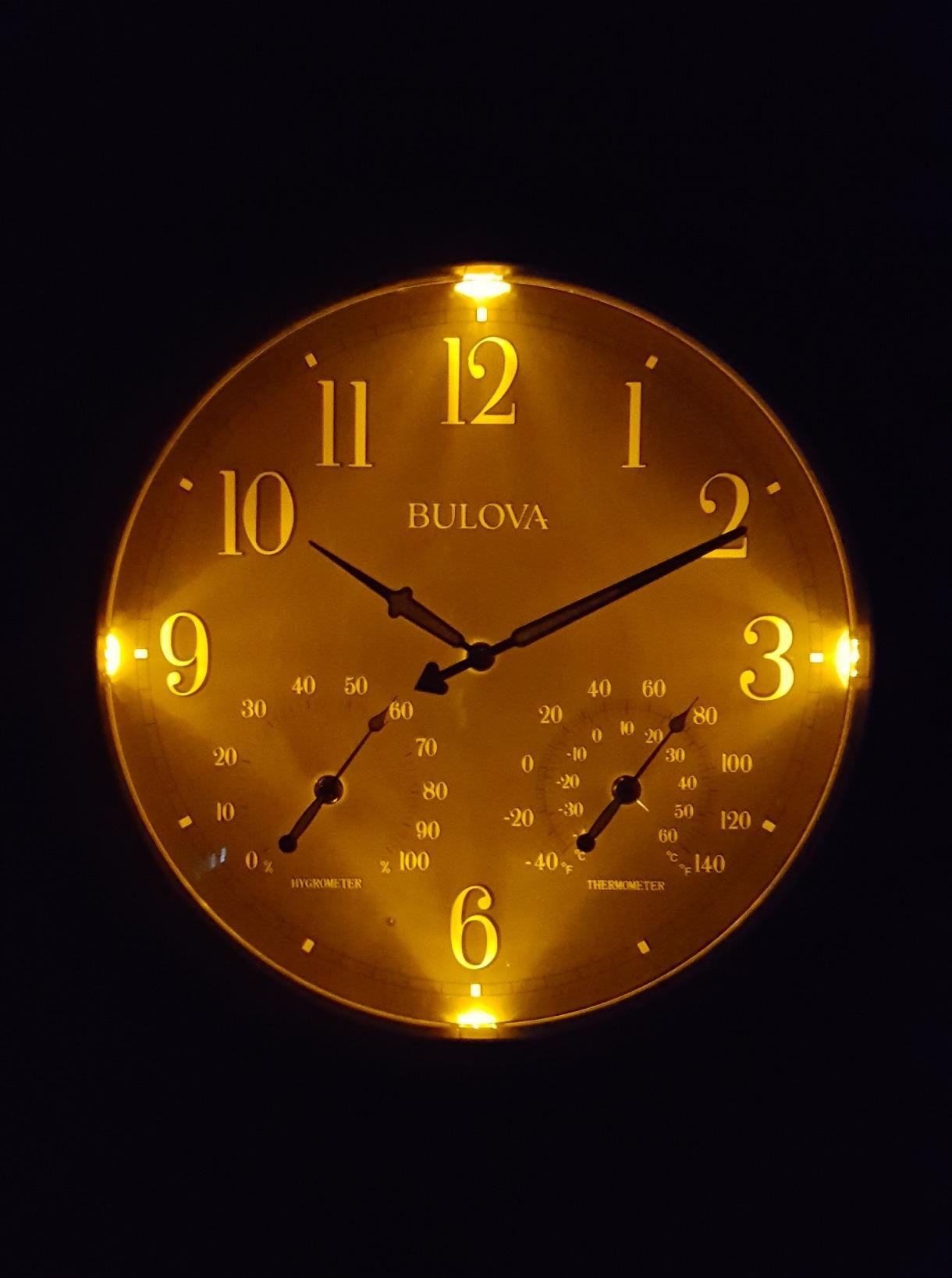 Bulova Weather Master Wall Clock C4813 | 18