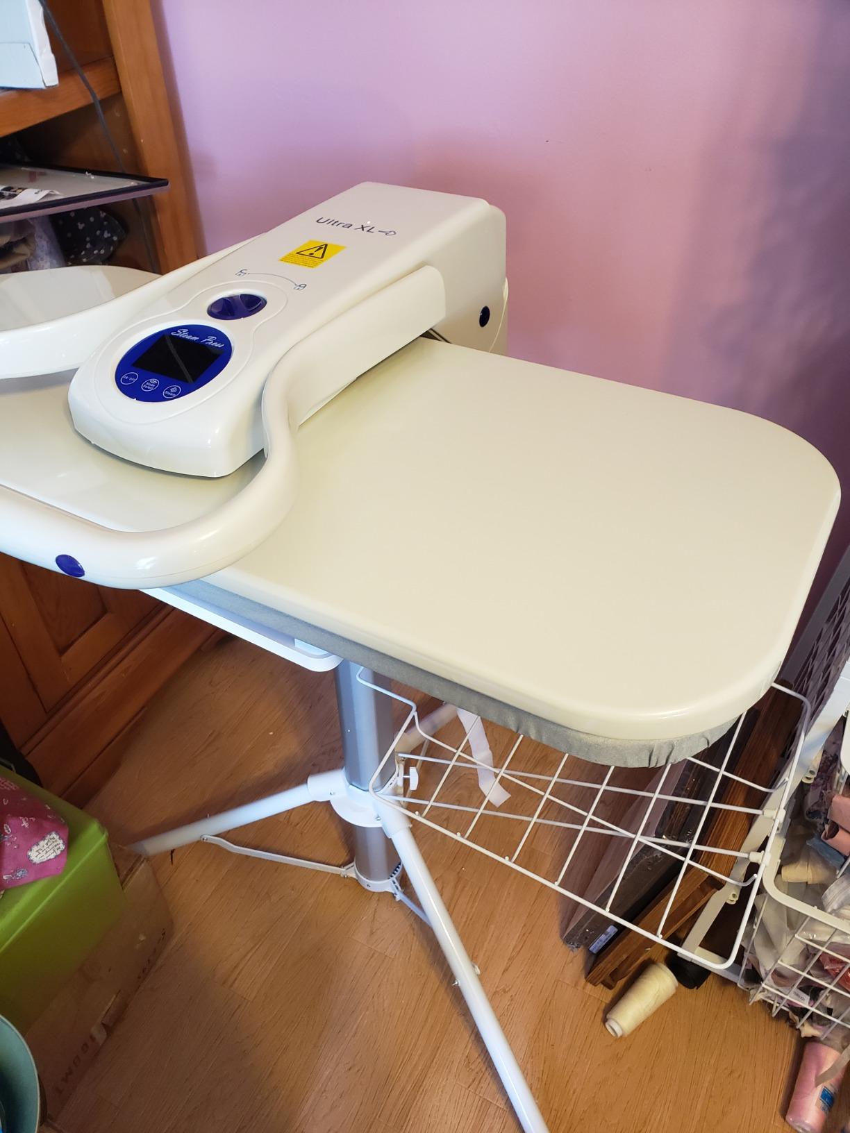 SpeedyPress Oversize Pressing Iron/Steam Press | Ultra XL Electronic Iron Press w/ 100LBs. of Pressing Pressure for Home/Business | Multiple Steam Functions & Temp Settings, Large Pressing Surface customer photo 1