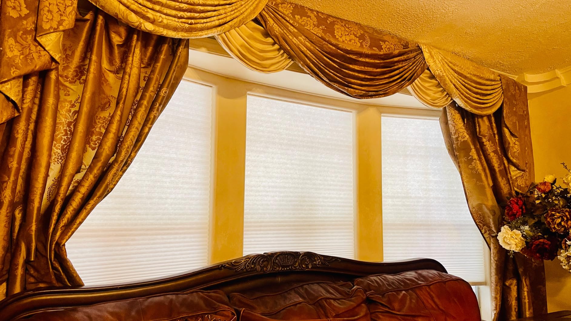 Redi Shade No Tools Easy Lift Cordless Light Filtering White Fabric Shade customer photo 1