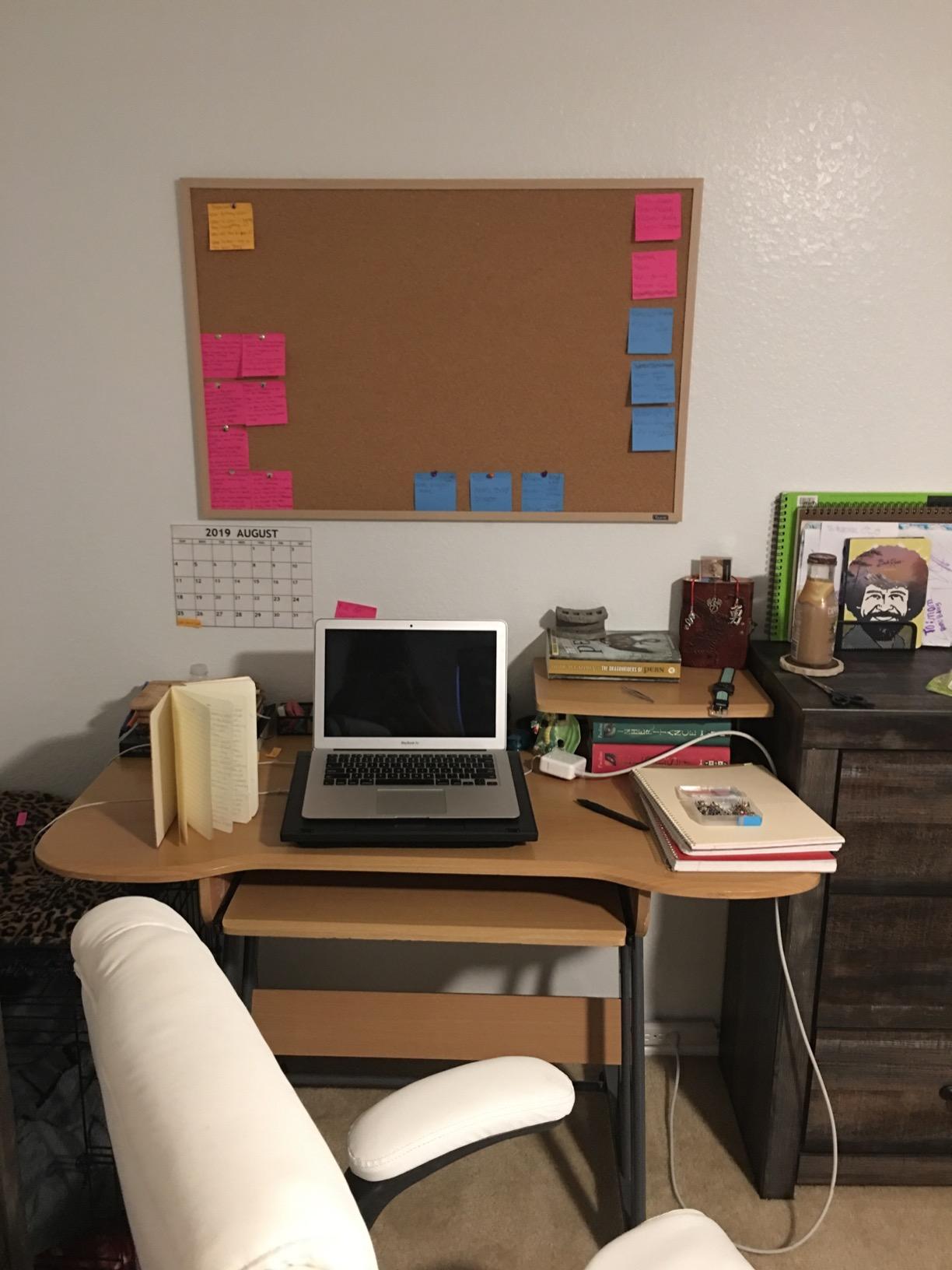 Quartet Cork Bulletin Board, Framed Corkboard, 2' x 3', Black Frame, Message Board, Vision Board (MWDB2436-BK) customer photo 2