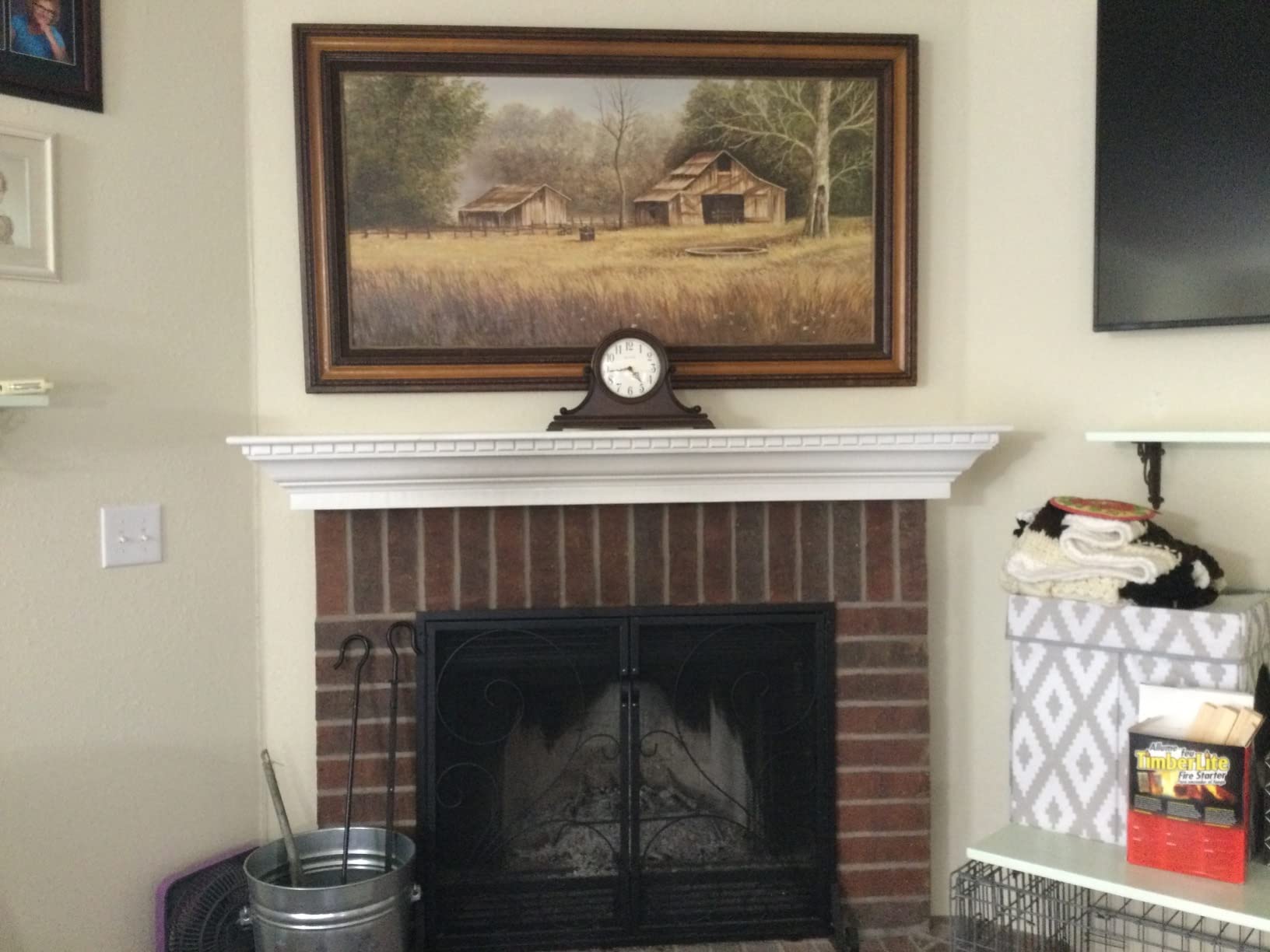 Bulova B1514 Asheville Mantel Clock, Brown Cherry customer photo 1