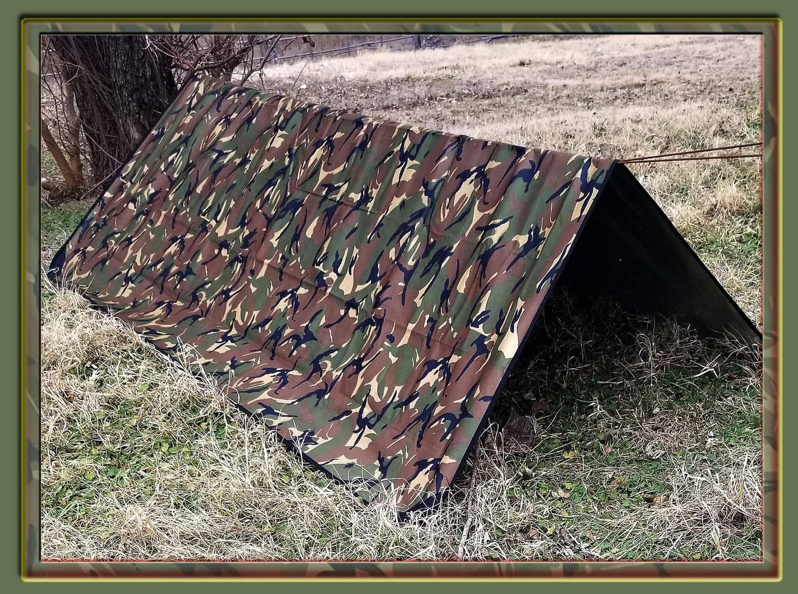 Arcturus Insulated Tarp, Reusable Heavy Duty Thermal Survival Blanket – 60x82in, Reflects 90% Body Heat, Waterproof, Windproof, 3-Layer Design, Reinforced Grommets, Olive Green customer photo 1