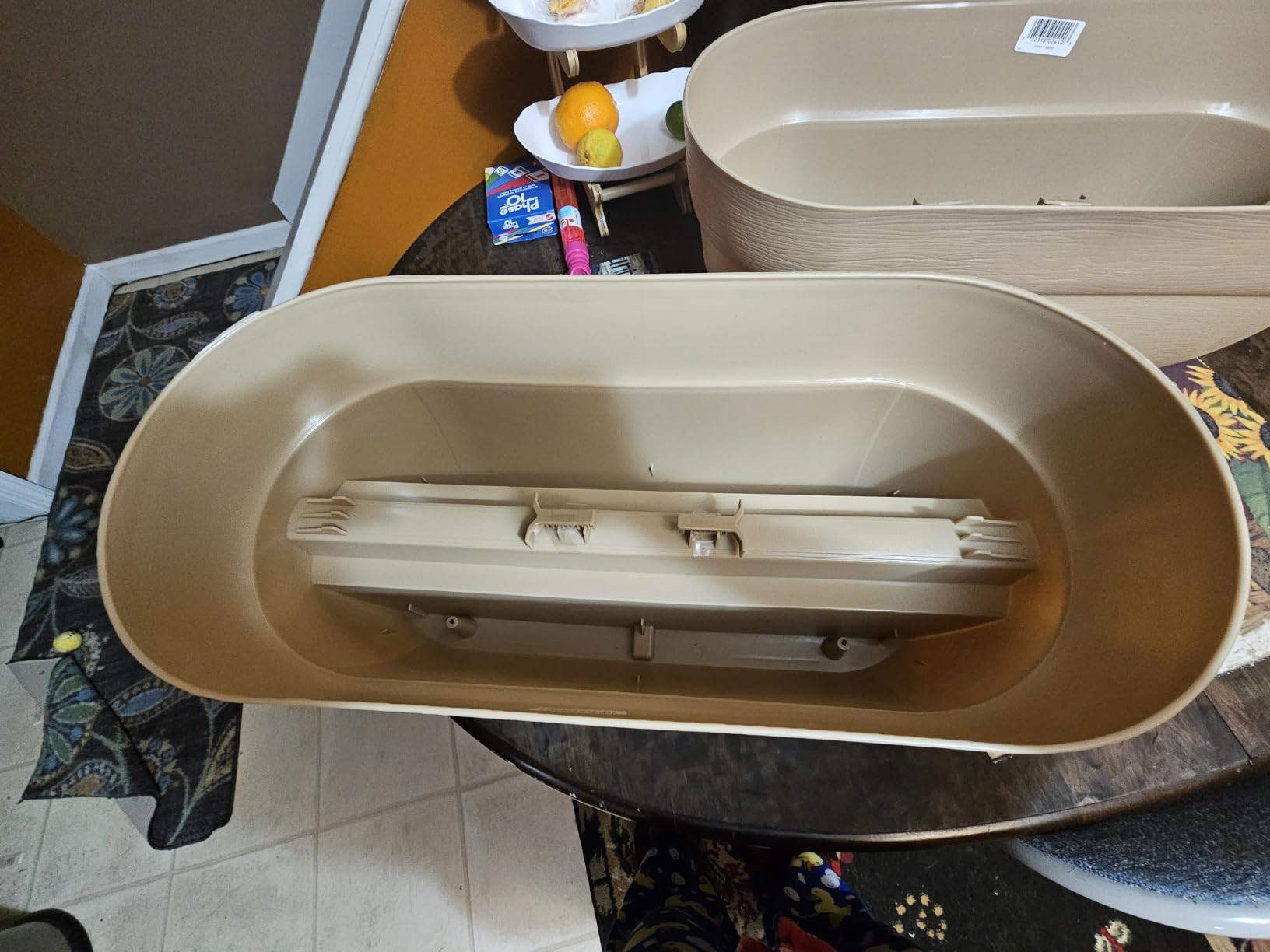 Emsco Group Bloomers Railing Planter with Drainage Holes – 24