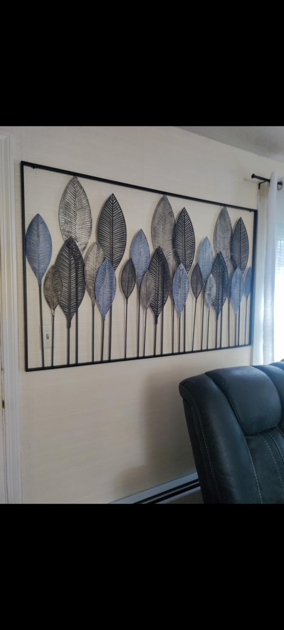 Deco 79 Metal Leaf Wall Sculpture, Wall Art 59