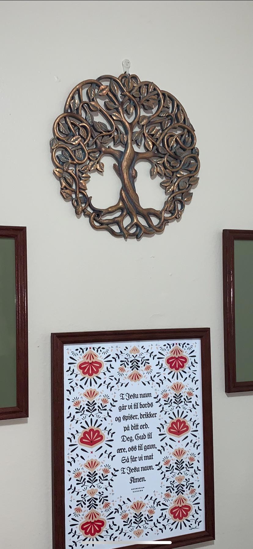 Old River Outdoors Tree of Life Wall Plaque 11 5/8 Inches Decorative Celtic Garden Art Sculpture for Living Room customer photo 2