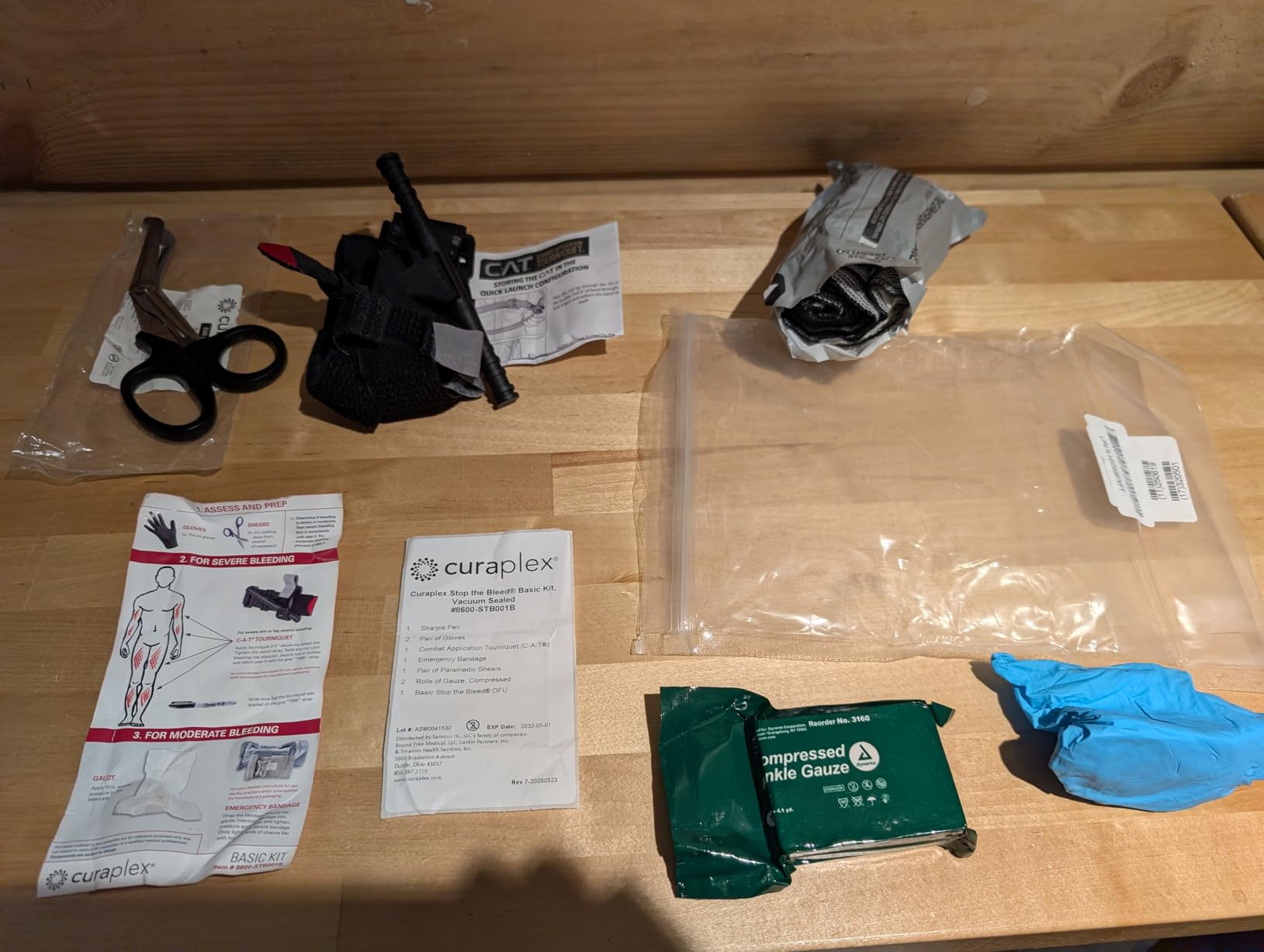 Stop the Bleed Basic Kit with CAT Tourniquet, 8 Piece Kit customer photo 1