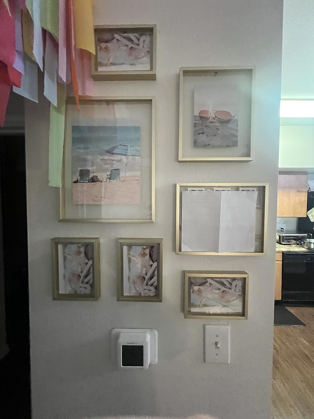 Golden State Art 7 Pack Gold Aluminum Frame with White Mat, Real Glass customer photo 2